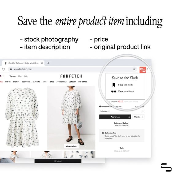 The Sloth Dresses & Skirts - Save time creating listings –install our extension